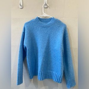 Blue oversized Topshop sweater